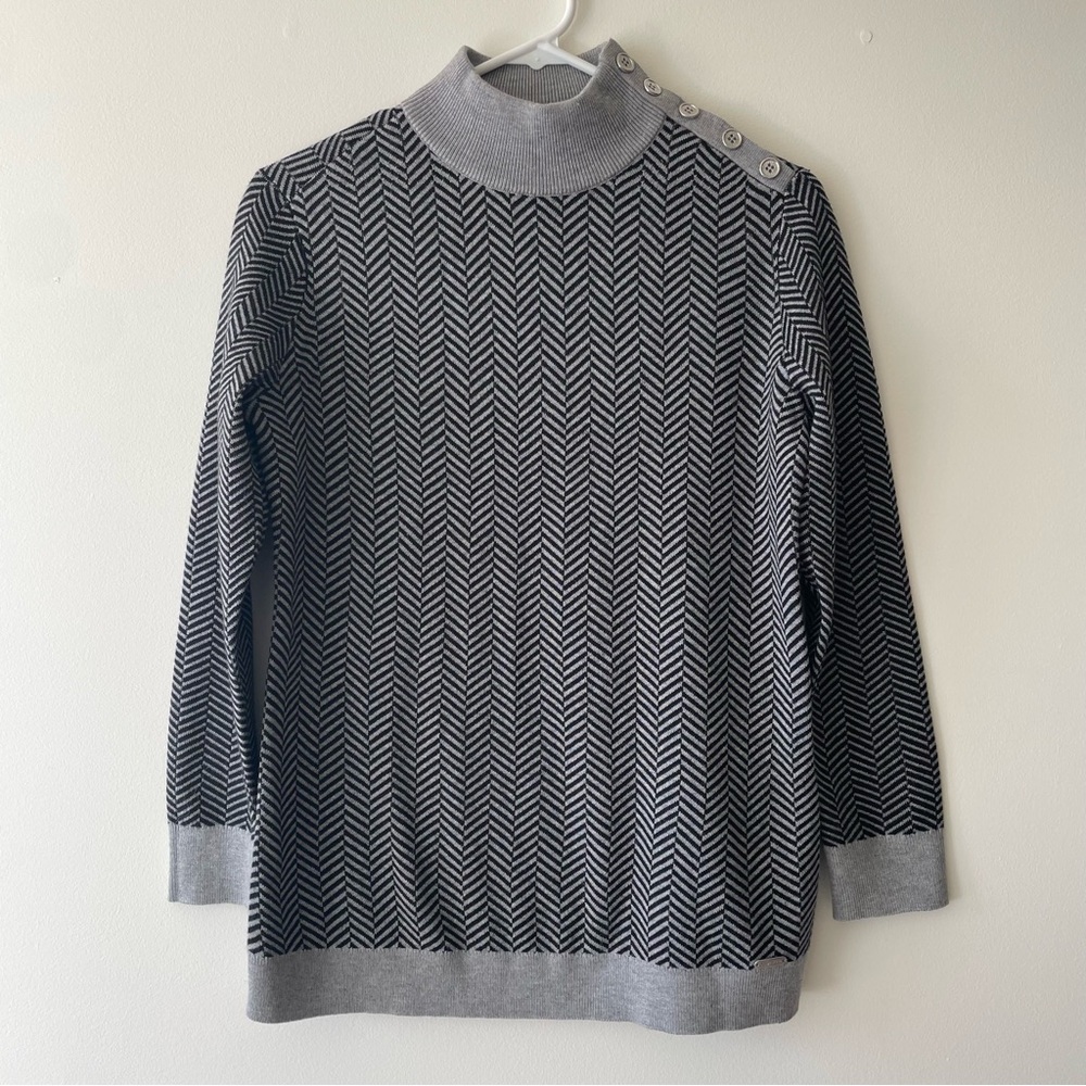 Calvin Klein Women’s Mock Neck Pullover Sweater Size S